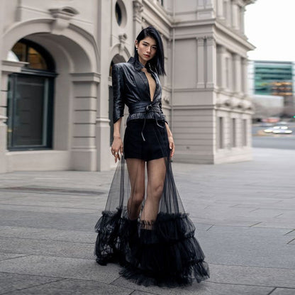 Fashion Sheer Tulle Skirt